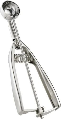 Vista 14 de Cuchara Grande de Acero Inoxidable para Muffins, Dispensador de Masa para Cupcakes, Cuchara Grande para Masa de Helado, Cupcakes y Muffins, Acero