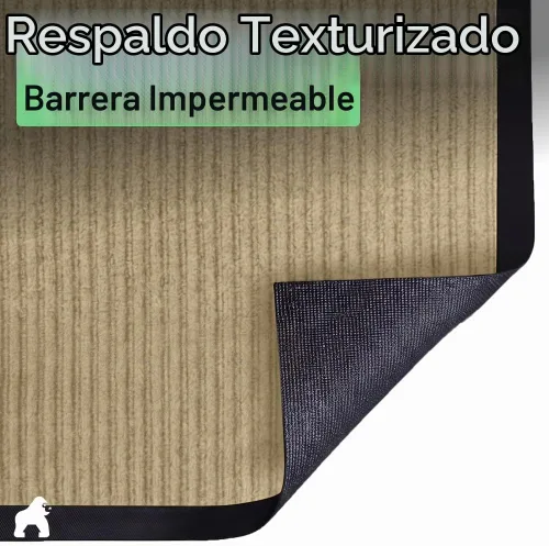 Vista 6 de GORILLA GRIP Traffic Guard - Tapete resistente para interiores y exteriores Beige