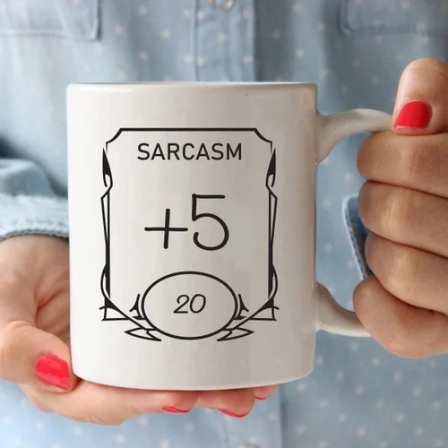 Vista 2 de D&D Stats Mug - Taza de café de cerámica blanca de 11 onzas, Dungeons and Dragons, RPG, DnD, regalo para geeks