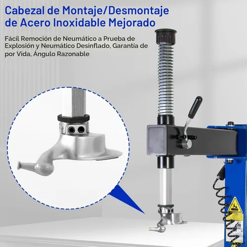 Vista 3 de BILT HARD 110V 2.0HP - Máquina Cambiadora de Neumáticos y Equilibradora de Ruedas Combo, Abrazadera de Borde, Cambiador de Neumáticos con Brazo