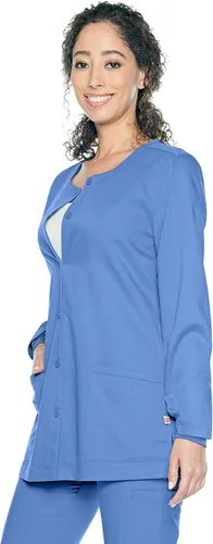 Vista 2 de Urbane Ultimate Mujer Scrub frontal de botones chamarra