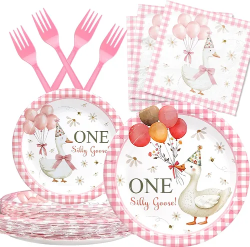Vista 14 de Juego de decoraciones de fiesta de cumpleaños de construcción, platos, servilletas y tenedores para 20 invitados, vajilla desechable con temática