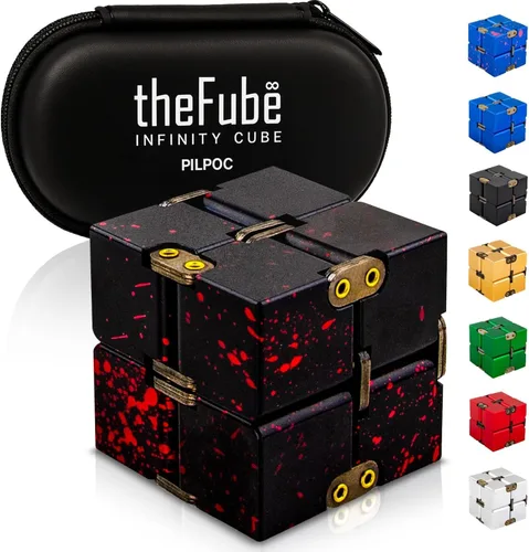 Vista 7 de PILPOC theFube Cubo Fidget con 12 lados - Juguetes prácticos para la ansiedad para niños y adultos - Dados fidget para aliviar el estrés