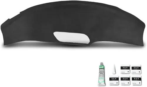 Vista 26 de PIT66 Cubierta de bisel de tablero TPE negra compatible con Buick Apollo/Olds Omega 1972-1974 Compatible con Chevy Chevy II/Chevy Nova 1969-1974
