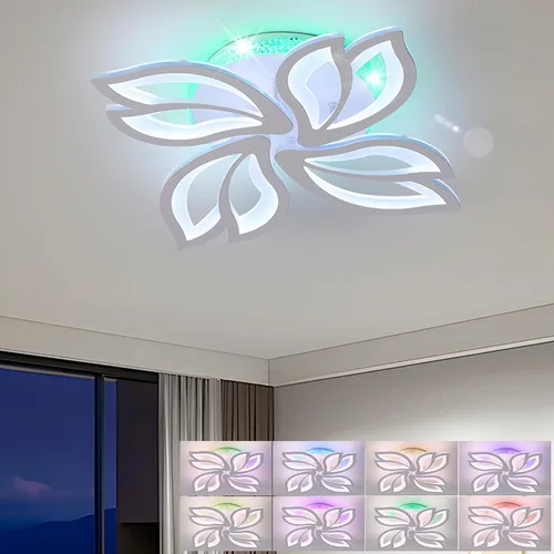 Vista 16 de Ceiling Lighting Fixtures, Multi Color Led Ceiling Light, Rgb Ceiling Light Led ceiling light, Indoor dimmable light, Can control color lights