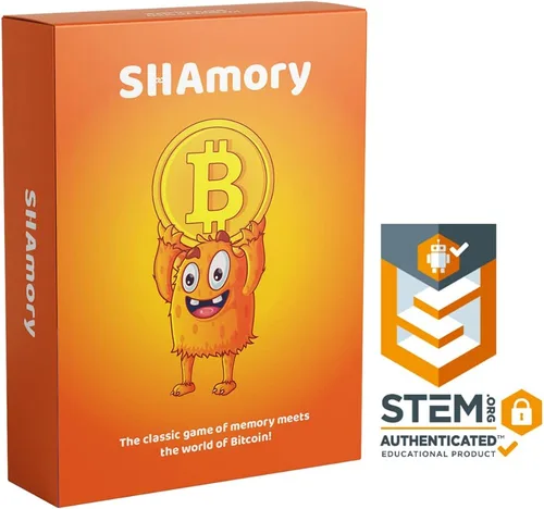 Vista 6 de Juego de cartas de minería Bitcoin, juego de cartas Bitcoin Miner certificado STEM para edades de 15 años – adultos. Divertidos juegos de cartas