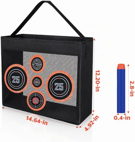 Vista 3 de Pokiiulk Dardos Balas de Repuesto Compatibles con Pistolas Nerf, 1000 Piezas de Dardos de Espuma Compatibles con Fiesta Nerf con Bolsa de Malla
