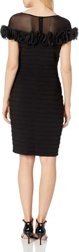 Vista 2 de Adrianna Papell Vaina rosa de jersey mate para mujer