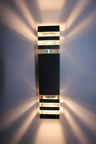 Vista 8 de 6W LED al aire libre impermeable montado en la pared luz E27 bulbo arriba/abajo lámpara accesorio blanco puro Color de la fuente de luz: blanco puro