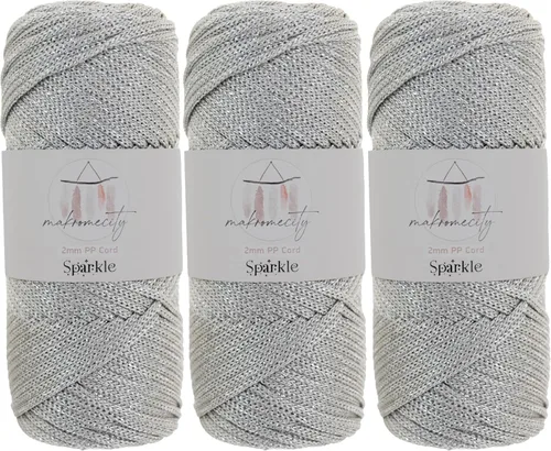 Vista 14 de Makromecity, Cordón de macramé de poliéster de 2 mm x 38 metros (125 yardas) 2 mm de polipropileno, cordón de macramé para crochet, bolsa