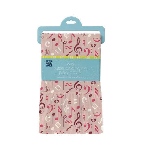 Vista 3 de KicKee Pants Funda para cambiador de bebé, estampado divertido, suave y transpirable (rayas de whisky, talla única)