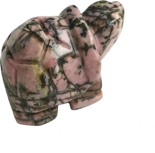 Vista 18 de Estatuas de animales talladas a mano de tortuga de sangre africana natural, coleccionables, cristales de 1.5 pulgadas y escultura de piedras