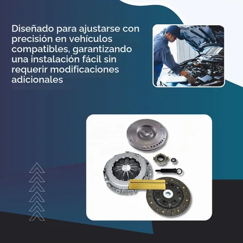 Vista 8 de EFT - Kit de embrague resistente con volante OEM para Toyota Corolla 1998-2008 1.8L 5 velocidades, mejora de rendimiento resistente para un