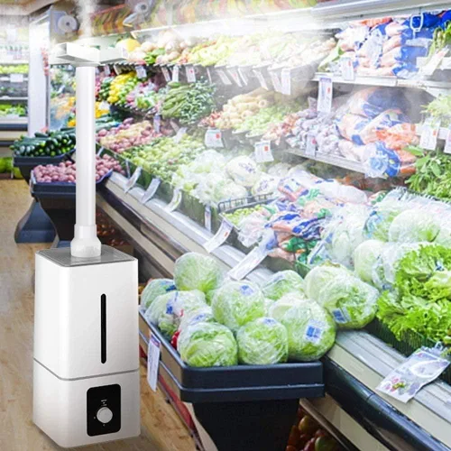 Vista 3 de Humidificador de niebla fría, humidificadores de aire ultrasónicos para dormitorio, bebé, hogar, humidificador grande de llenado superior de 15L