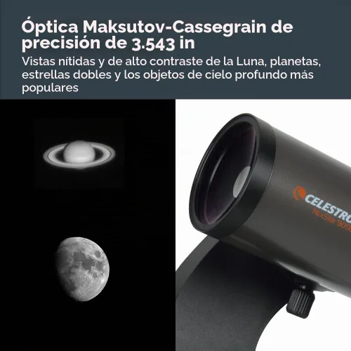 Vista 4 de Telescopio computarizado Celestron modelo NexStar 130 SLT