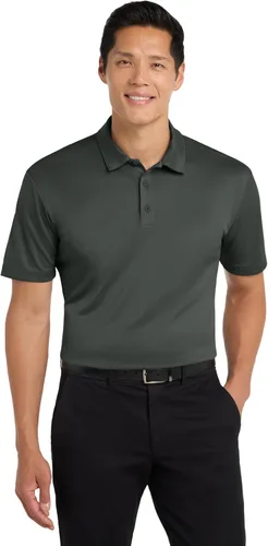 Vista 22 de Port Authority Polo unisex de seda Touch Performance Negro
