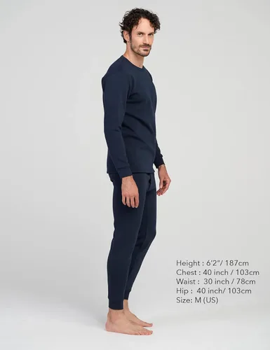 Vista 2 de LAPASA Men's Ultra Heavyweight Thermal Underwear Set Extreme Cold Weather Base Layer Top Bottom Fleece Lined Long Johns M63