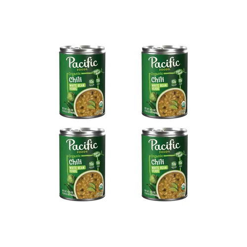 Vista 9 de Pacific Foods Organic Harvest - Chile de frijoles negros, a base de plantas, lata de 16.5 onzas (caja de 12)