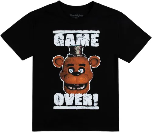 Vista 3 de Five Nights At Freddy's Game Over Crew - Camisetas de manga corta para niño (4 unidades)