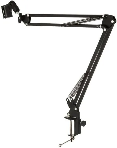 Vista 3 de StreamEye Soporte de micrófono con brazo de brazo con soporte de escritorio, clip desmontable, cable XLR de grado profesional, filtro pop