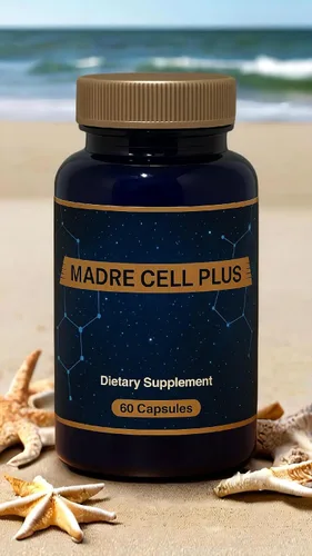 Vista 2 de New Madre Cell Plus - Célula madre hecha de AFA más puro, algas azules verdes sin gluten - 60 cápsulas 1 botella