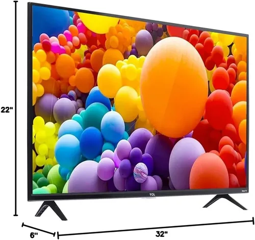 Vista 5 de TCL Televisor inteligente Roku LED FHD 1080p de la Serie 3 Clase de 32 pulgadas + Soporte de pared Wi-Fi de banda dual compatible con AirPlay Alexa