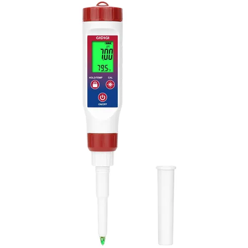 Vista 7 de Medidor de pH para alimentos Medidor de pH digital para fermentación Salsa picante Enlatado Punta de lanza Probador de alimentos pH Sonda