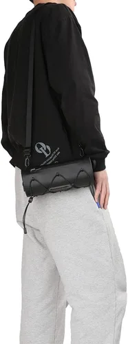 Vista 7 de Rhinowalk Bolsa de manillar impermeable para bicicleta, bolsa frontal de bicicleta, bolsa de almacenamiento enrollable Fram para bicicletas