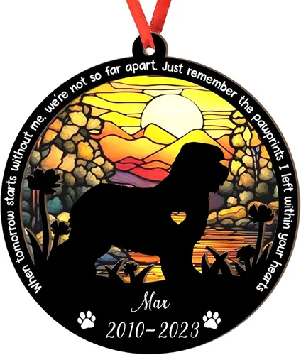 Vista 42 de Adorno personalizado para atrapasoles de sabueso afgano, adorno de Navidad de sabueso afgano – Regalo para perro amante, sabueso afgano