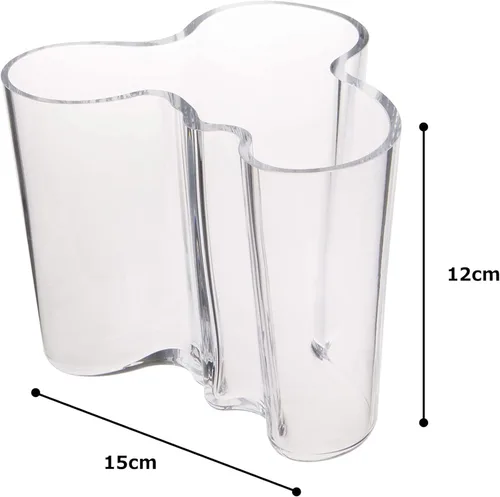 Vista 7 de Iittala Alvar Aalto - Jarrón transparente (4.724 in)