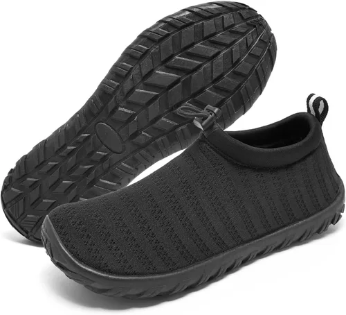 Vista 3 de Racqua Zapatos acuáticos para niños y niñas, de secado rápido, ligeros, transpirables, para playa, piscina, natación (niños pequeñosgrandes)