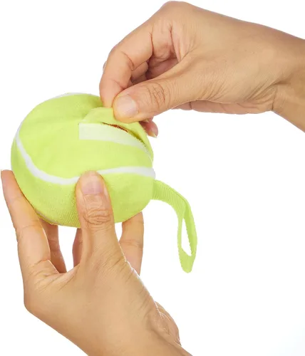 Vista 3 de PetDroid Paquete de 2 fundas de peluche de repuesto para pelotas de perro