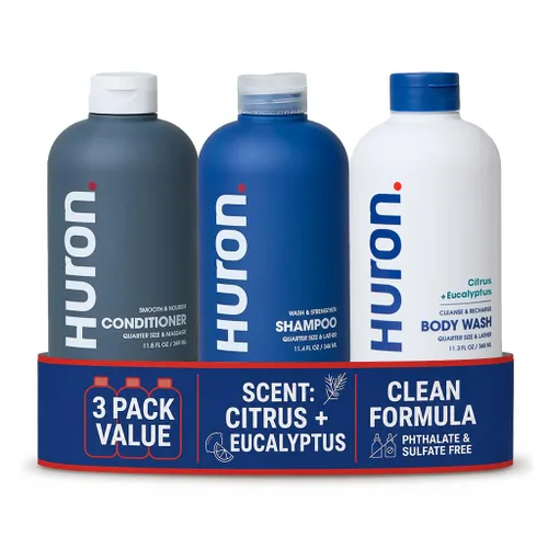 Vista 12 de Huron Champú + acondicionador para todo tipo de cabello; paquete de 2