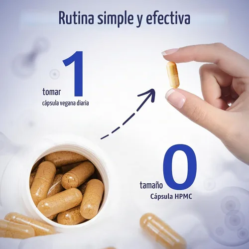 Vista 4 de Akkermansia Muciniphila Probiotic 30 mil millones de TFU, forma pasteurizada, con inulina prebiótica natural, suplemento GLP-1 para la salud