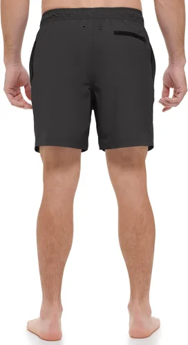 Vista 4 de Calvin Klein Men's Standard Uv Protected Quick Dry Solid Swim Trunk