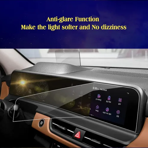 Vista 5 de 2 protectores de pantalla para Kia Seltos 2026 2025 2024 2024 para Kia Seltos 2024 de 10.25 pulgadas, doble pantalla panorámica compatible con Kia