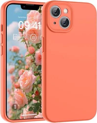 Vista 71 de SUPFINE - Funda diseñada para iPhone 12, silicona líquida premium con [forro de microfibra suave antiarañazos][protección de cámara mejorada], funda