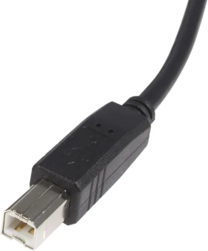 Vista 3 de StarTech com Cable USB 20 de 10 pies certificado A a B - MM - Cable USB tipo A a B de 10 pies - Cable USB 20 de 10 pies a b USB2HAB10 negro