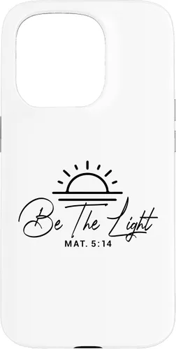 Vista 14 de Dichos cristianos y versos de la Biblia Mateo 5,14 Funda para iPhone 16