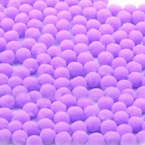 Vista 49 de 1000 pompones para manualidades de 1 pulgada, bolas de pompón mullidas de Navidad, pequeñas bolas de pompones para manualidades, proyectos