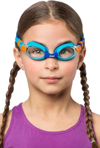 Vista 4 de Cressi Gafas de natación coloridas para niños y niñas de 4 a 8 años de edad, delfín 2.0, estrellas de mar y caballito de mar: diseñadas en Italia