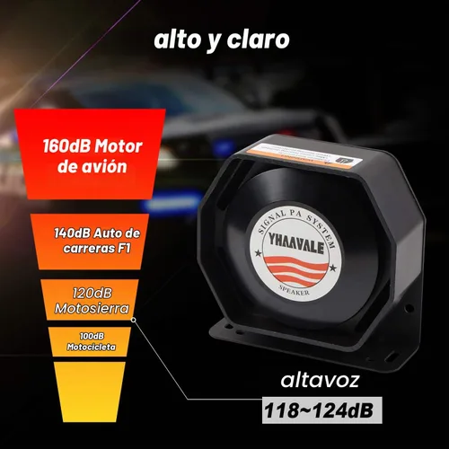 Vista 2 de 9200E - Bocina de sirena para auto de policía