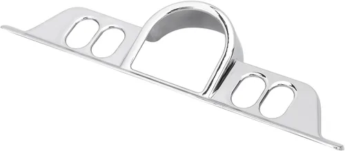Vista 3 de Panel de interruptor de carenado cromado para Harley Touring Electra Glide 1996-2013/Street Glide 2006-2013 Tri Glide 2009-2013