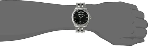 Vista 3 de Hamilton Reloj H42565131 Jazz master analógico con pantalla suiza automático plateado plateado