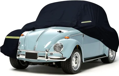 Vista 10 de Funda para coche impermeable para todo tipo de clima, compatible con VW Bus T1 T2 T3 de 1950-1992, Volkswagen Vanagon, funda completa para coche