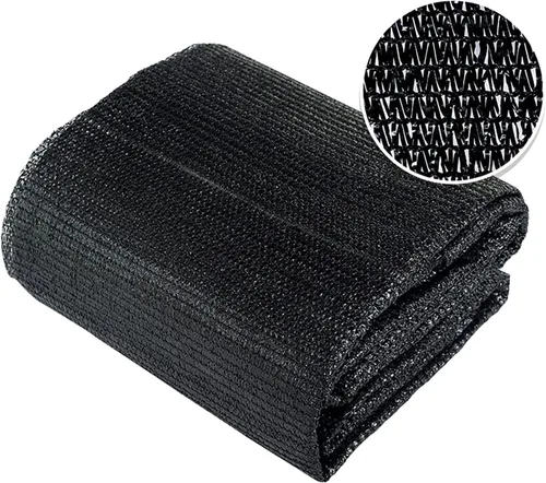 Vista 7 de Agfabric 40% protector solar con ojales para jardín y patio, 6 x 20 pies, color negro