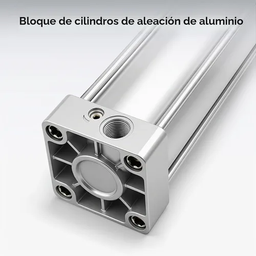 Vista 5 de BAOMAIN Cilindro neumático de aire de 5" diámetro 4" carrera SC125x100