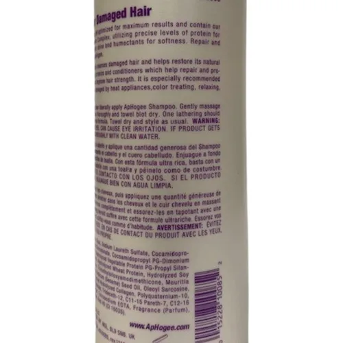Vista 2 de Aphogee Champú para cabello dañado, 16 oz (paquete de 6)