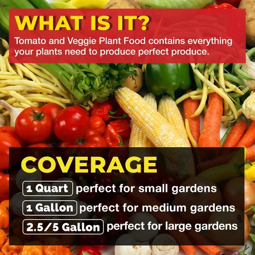Vista 3 de Bloom City Alimento vegetal de tomate y vegetal: fertilizante líquido para cosechas más grandes, raíces más fuertes y crecimiento vigoroso, 32 onzas