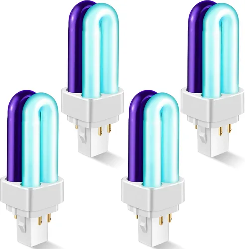 Vista 8 de Qualirey Paquete de 2 bombillas de repuesto 41050 de 7 W, bombillas mejoradas de 2 colores compatibles con Dynatrap DT1050 DT1100 DT1250, bombilla